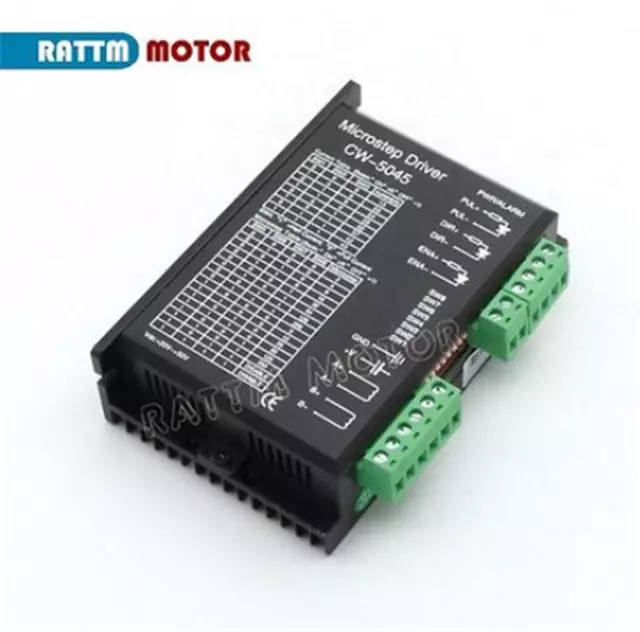 『US』 CW5045 CNC Stepper Motor Driver 24-50V 4.5A 256 Microstep for Nema 17/23/34