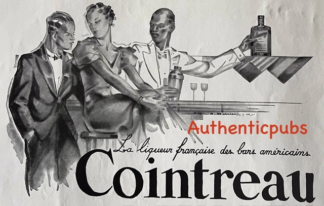 PUBLICITÉ DE PRESSE 1935 Liqueur Cointreau Pour Les Fêtes De Noël