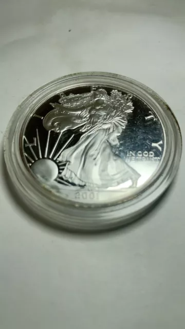 2001-W 1 oz Proof Silver American Eagle UNC
