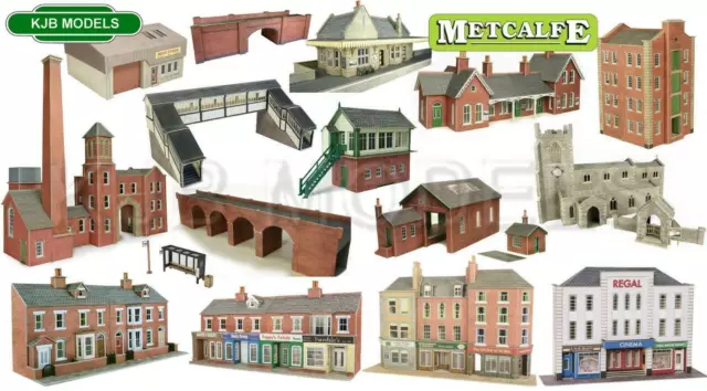 Nuevos en caja kits de ferrocarril modelo calibre Metcalfe - elige entre 95 kits de tarjetas