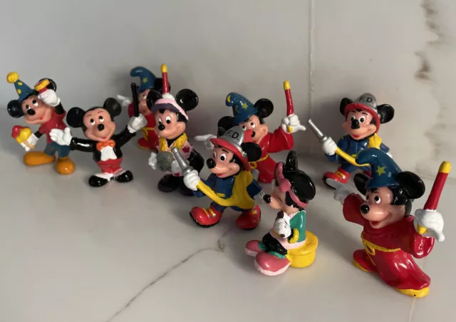 Disney's Applause Mickey Mouse, Minnie Mouse Lot 9 Figures
