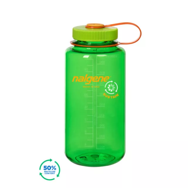 Nalgene Sustain 1 Litre Wide Mouth Water Bottle