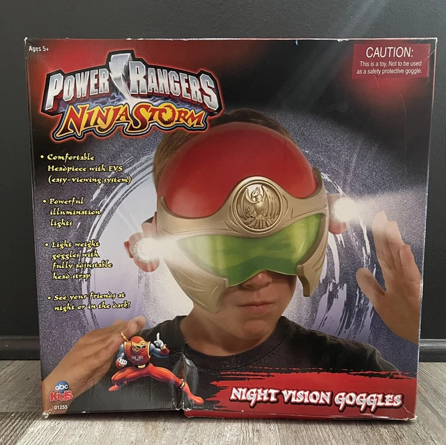 POWER RANGERS NINJA Storm Night Vision Goggles New In Box Vintage 2003 ...