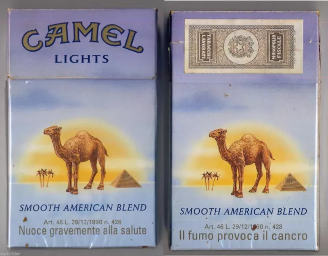 CAMEL LIGHTS  Italy empty box '90 -  provoca il... - good cond
