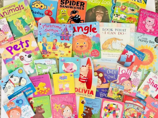 Job Lot of 20 Bundle Baby/Toddler Board Story Books small softback FREE SHIPPING