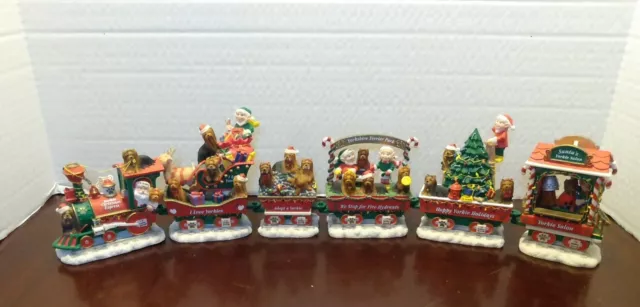 Danbury Mint The Yorkie Christmas Express Train Set {Read Description} Vtg