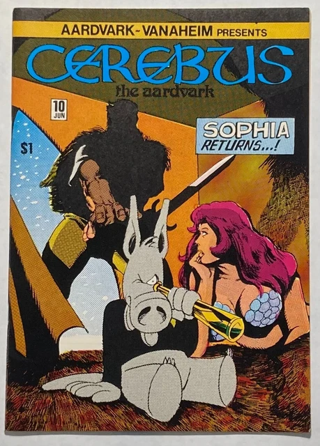 Cerebus The Aardvark #10 Underground Comix 1979 Dave Sim, Sophia