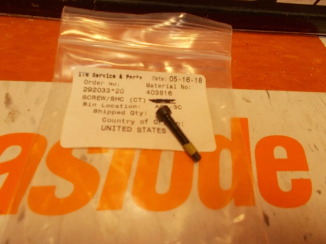 "GENUINE" Paslode Part  # 403816 SCREW-SINGLE