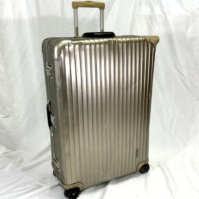 Rimowa Topaz Topas 98L Titanium 4-wheels Carry Case Suitcase 945.77