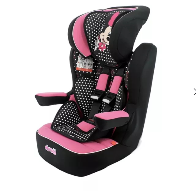 NANIA DISNEY MINNIE Mouse Imax Car Seat Group 1 2 3 9 36kg Brand New 69.99 PicClick UK