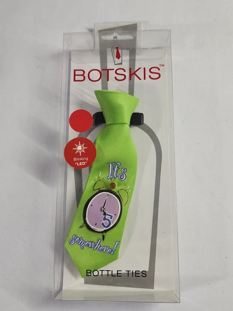Botella Botski Corbata Vino Licor Cerveza Champagne VISTE TU BOTELLA o REGALO NUEVO EN PAQUETE