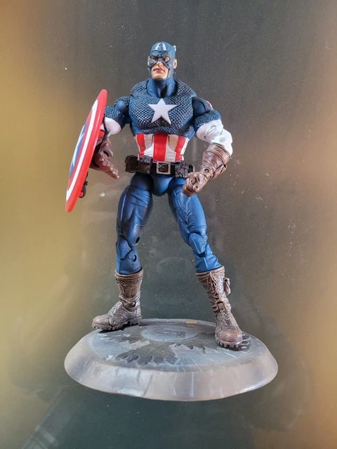 Marvel Legends Ultimate Capitán América 2005 C/ Detalles
