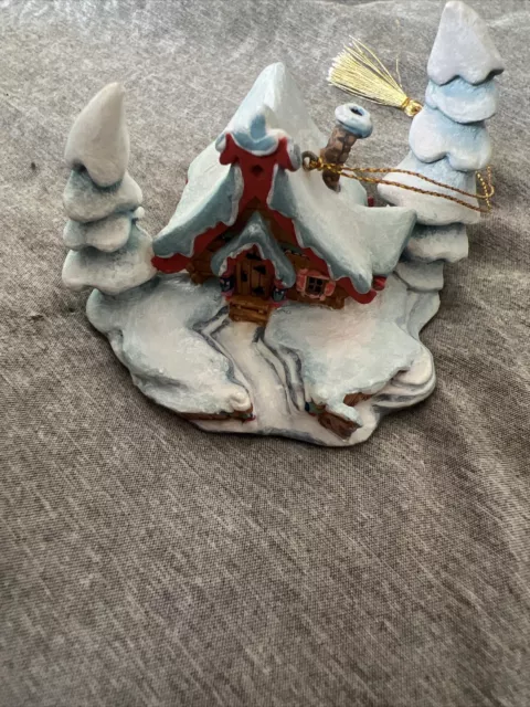 WDCC Walt Disney Enchanted Places Nestled In The Snow Peter & The Wolf Ornament