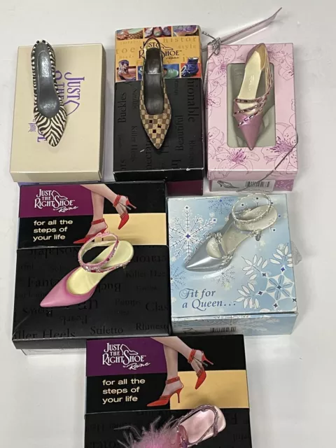 Just the Right Shoe collection by Raine Lot Of 6 Shoes