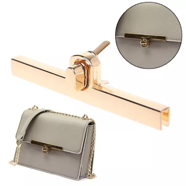 Metal Clasp Turn Locks Twist Lock For DIY Handbag Purse Lock Switch Fi D#w#