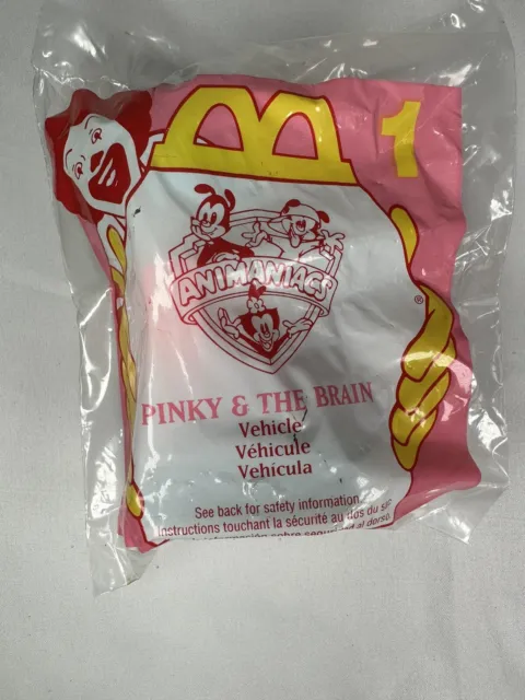 Pinky and the Brain 1994 Warner Bros Toy Car McDonald’s Happy Meal Collectibles