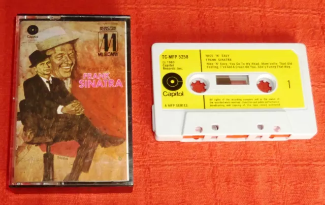 Frank Sinatra - Uk Cassette Tape - Nice 'N' Easy - With Paper Labels