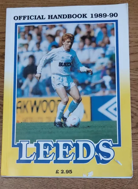 Leeds United Official Handbook 1989-90 Excellent Condition