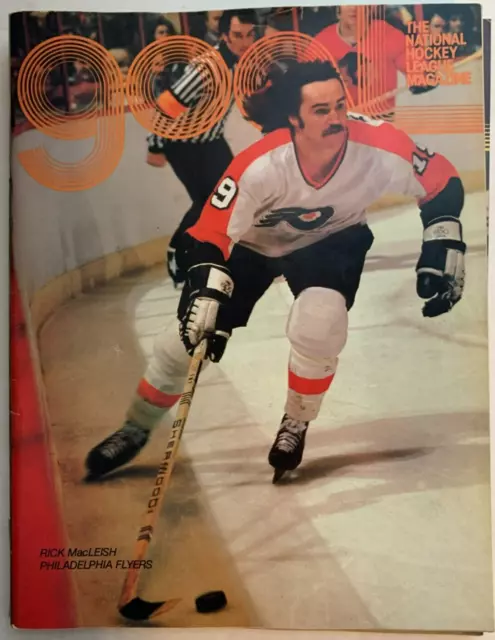 Goal Magazine: Oct 15, 1977: Pittsburgh Penguins vs Philadelphia Flyers-NHL