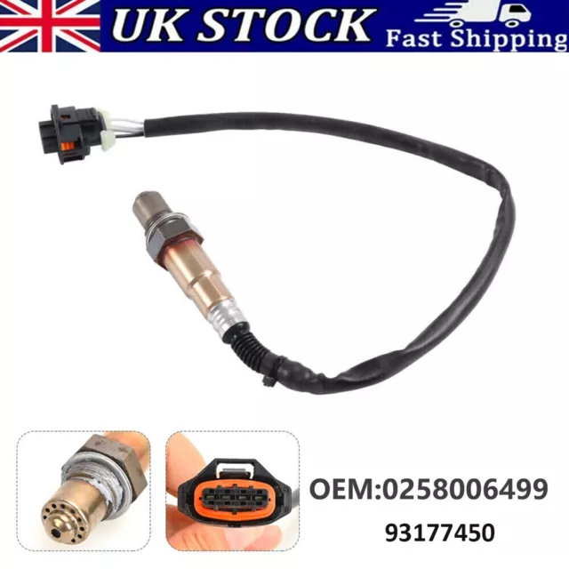 Lambda Oxygen Sensor Exhaust For Vauxhall Corsa D MK3 1.2 1.6V 4 Wire 2006- Rear