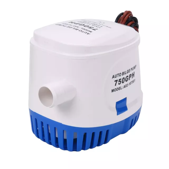 12V 750GPH Automatic Bilge Pump Auto Boat Submersible Pump Marine Float Switch