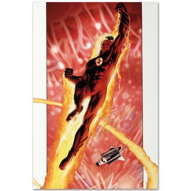 Marvel Comics "Ultimate Fantastic Four" Limited Edition Art Canvas Numbered