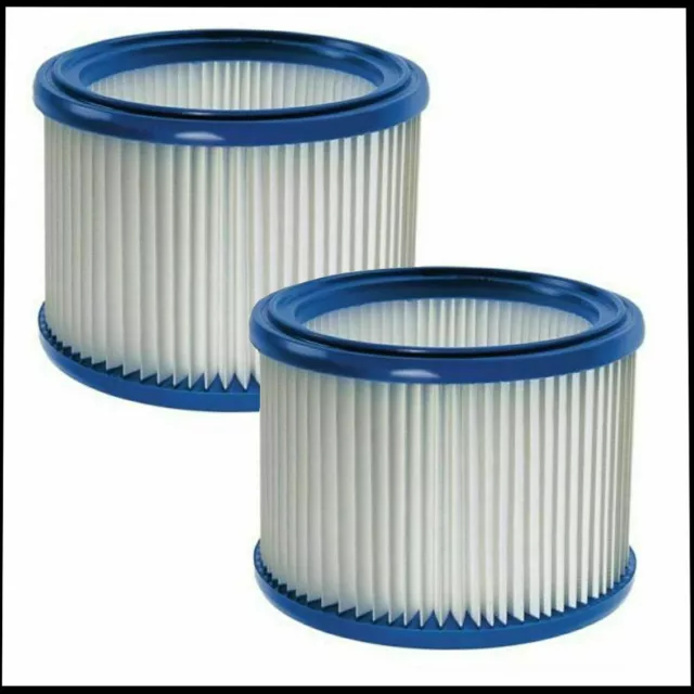 2 X Aspirateur Cartouche Filtre Pour Nilfisk 302000490 63990 11753 107402338