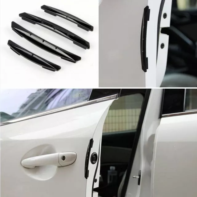 4 × Car Door Edge Gap Protector Anti-crash Corner Bumper Strip Anti-scratch Prot
