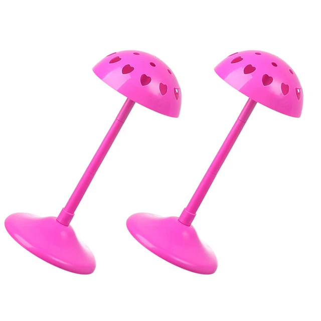 2 Pcs Perückenständer Stativ Perückenpilzhalter Kleiderständer