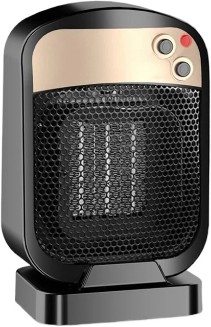 Mini Stufa Elettrica Portatile 600W - Termoventilatore Da Ufficio, Casa, Camera Da Letto