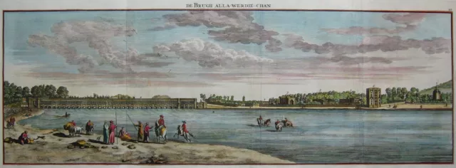 Isfahan - Esphahan - De Brugh Alla-Werdie-Chan Bruyn 1714 - Rares Original