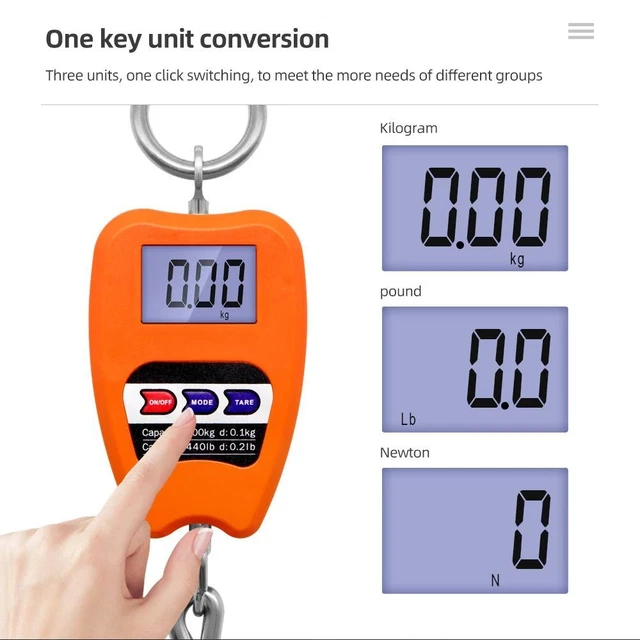 Bilancia peso duty 200kg bilancia digitale LCD scala elettronica bilancia gru
