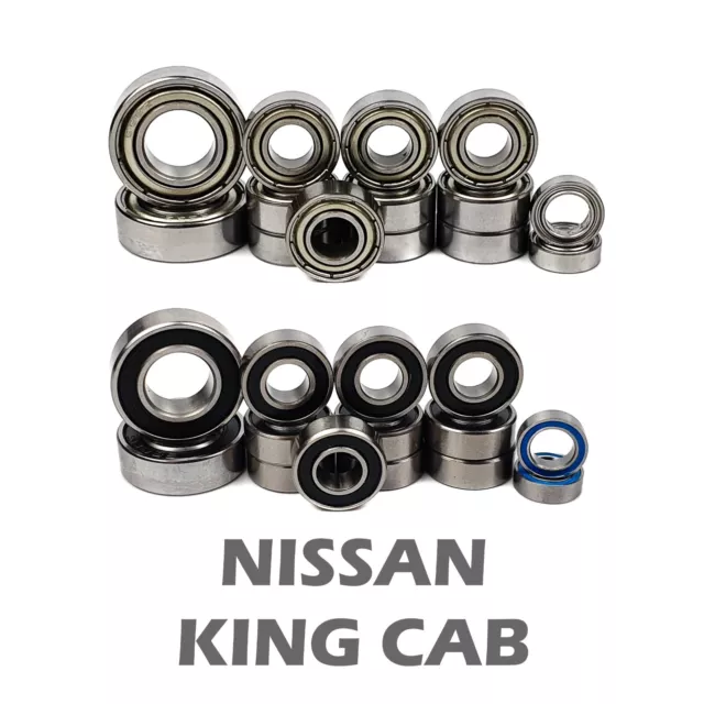 Bearing Set for TAMIYA NISSAN KING CAB 58081 COMPLETE METAL RUBBER SEALS