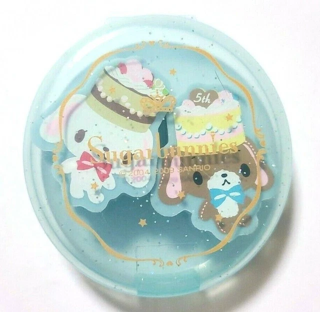 Gomma da cancellare Sugarbunnies con custodia 2009 'Old SANRIO Cute Rare Retro