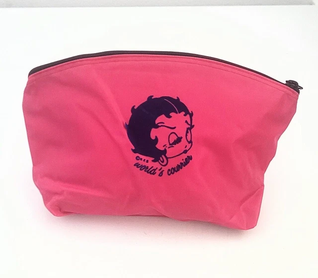 BETTY BOOP BORSA A MANO BORSA AD AGO 20x30cm VINTAGE ANNI 90 NEW OLD STOCK