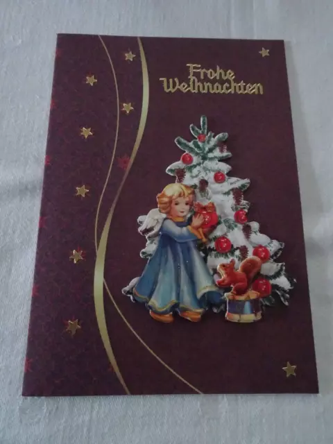 3D Glückwunschkarte-  Frohe Weihnachten -