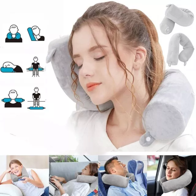 Cuscino da letto a forma di U supporto collo e testa cuscino da viaggio cuscino collo
