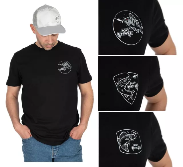 Fox Rage Limited Ed Species T-Shirt Predator Fishing Clothing Perch Pike Zander