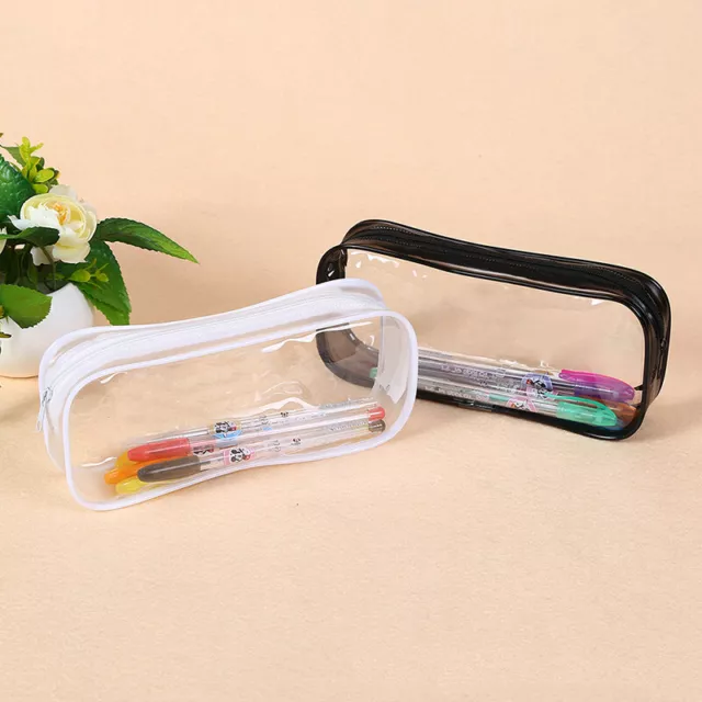 Soft Plastic Transparent Pencil Case Student Pvc Clear Pen Bag Transparent Ba Sp