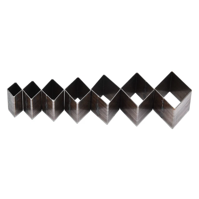 7 Pièces En Cuir Trou Creux Poinçon Kit 20-50mm Forme Style Un Trou Creux