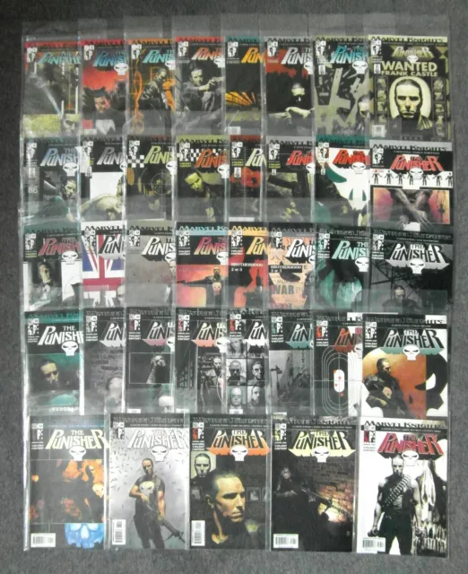 THE PUNISHER (2001) issues #1-37 FULL RUN -Marvel Knights - Ennis + Dillon VF/NM