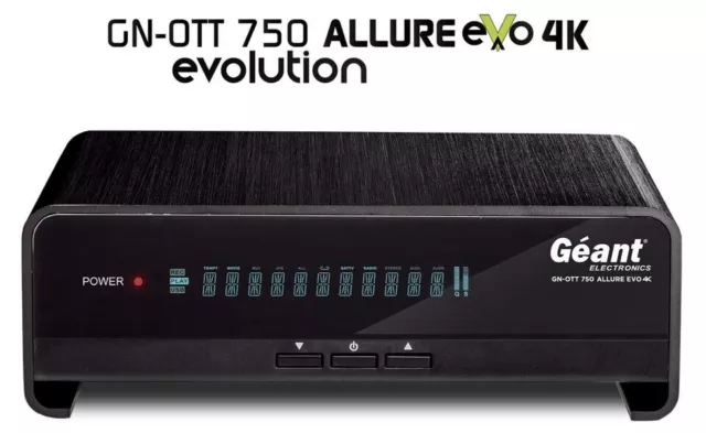 demo riciver greant ott 750 allure evo 4k