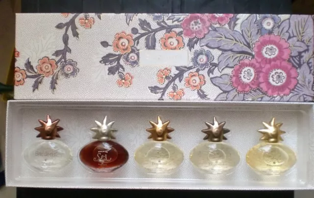 Coffret De 5 Miniatures De Parfum Fragonard