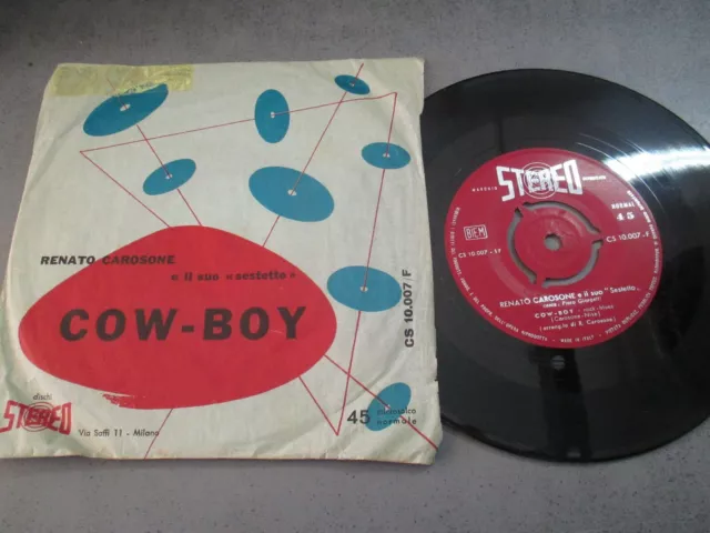 Renato Carosone - Cow-Boy - 45 Giri Stereo