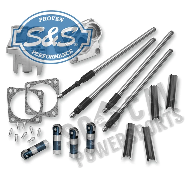 S&S Cycle Hydraulic Valve Train Conversion Kit for Shovelhead Style