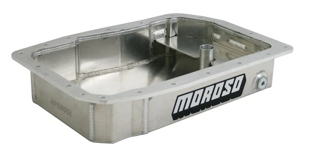 Moroso Transmission Pan 3-5/16 In Deep Magnetic Drain Plug Gm 6L80 P/N 42030