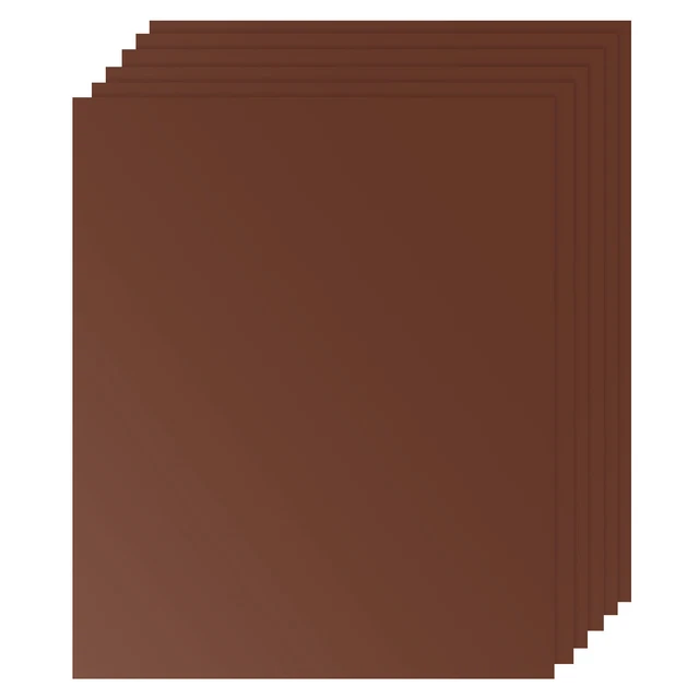 3D Puff Heat Transfer Vinyl 6 Blatt 12""x10"" geschwollen HTV Aufbügeln Vinyl braun