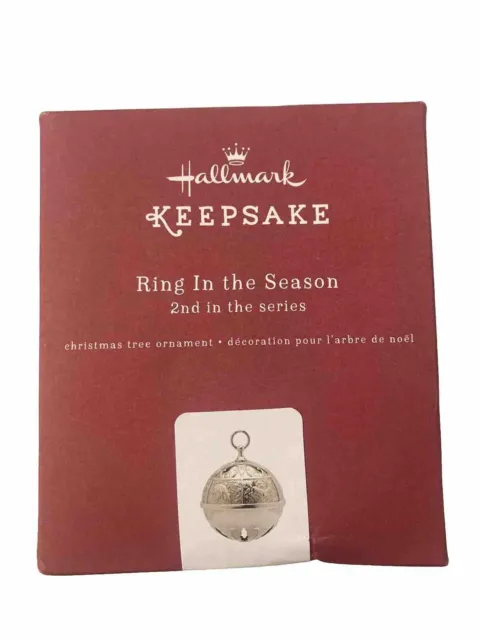 Ring in Season Reindeer 2nd Series 2016 Hallmark Keepsake Bell Metal Ornament