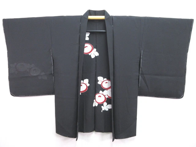 7218 Silk Vintage Japanese Kimono Haori Jacket See-Through for Summer Musou