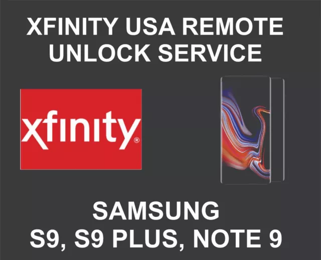 Samsung Unlock Service, Samsung S9, S9 Plus, Note 9, 8x